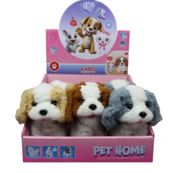 Mey İthalat® VRD10642 PELUŞ EVCİL KÖPEK SESLİ HAREKETLİ