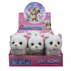 Mey İthalat® VRD10644 PELUŞ EVCİL KEDİ SESLİ VE HAREKETLİ