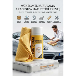 Mey İthalat® Waffle Desen Araç Kurulama Güderisi | Çizmez, İz Bırakmaz Pro Sentetik Güderi Bez 723083