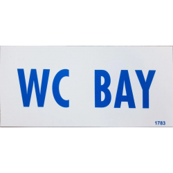 Mey İthalat® Wc Bay Uyarı Levhası 12,5x25 KOD: DEK 1783