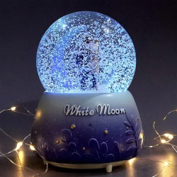 Mey İthalat® White Moon Kar Küresi Orta Boy