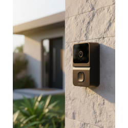 Mey İthalat® WiFi Akıllı Kapı Zili 85 Derece Geniş Açı Android iOS Uyumlu