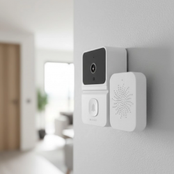 Mey İthalat® WiFi Akıllı Kapı Zili Kamera Gece Görüşlü Çift Yönlü Sesli