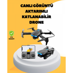 Mey İthalat® Wifi FPV Canlı Görüntü Aktarımlı Katlanabilir Drone