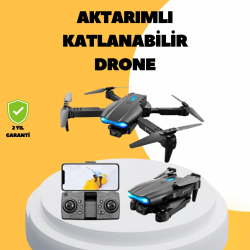 Mey İthalat® Wifi FPV Canlı Görüntü Aktarımlı Katlanabilir Drone