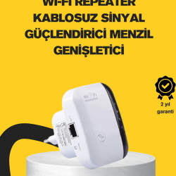 Mey İthalat® Wireless-N WiFi Repeater 300 Mbps Sinyal Güçlendirici