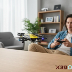 Mey İthalat® X39 UZAKTAN KUMANDALI 4 PERVANELİ DRONE