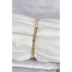 Mey İthalat® Xuping Model Zirkon Taşlı Gold Renk Kadın Bileklik