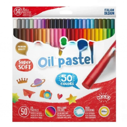 Mey İthalat® Yağlı Pastel Boya Maxi Paket 50'Li
