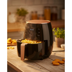 Mey İthalat® Yağsız Kızartma Makinesi 6 Litre Hazne ve Hassas Isı Kontrolü