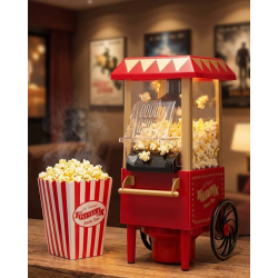 Mey İthalat® Yağsız Popcorn Makinesi Sıcak Hava ile Hızlı Patlatma