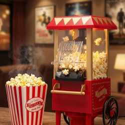 Mey İthalat® Yağsız Popcorn Makinesi Sıcak Hava ile Hızlı Patlatma