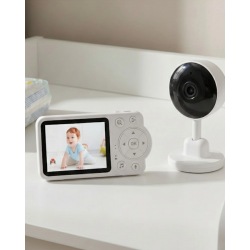 Mey İthalat® Yakınlaştırma Özellikli Gece Görüşlü Bebek İzleme Kamerası