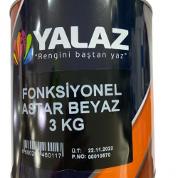 Mey İthalat® Yalaz Fonksiyonel Astar 3 Kg Beyaz