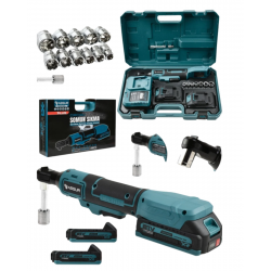 Mey İthalat® Yandan Sıkma Somun Sökme ve Sıkma Akülü Cırcır Anahtarı