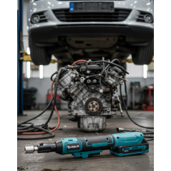 Mey İthalat® Yandan Sıkma Somun Uyumlu Akülü Cırcır Kolu 21V Güçlü Tork