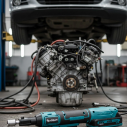 Mey İthalat® Yandan Sıkma Somun Uyumlu Akülü Cırcır Kolu 21V Güçlü Tork