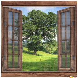 Mey İthalat® Yapışkanlı Çift Kanat Sineklik