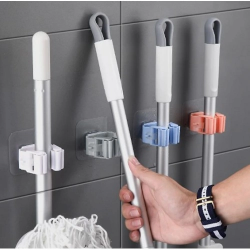 Mey İthalat® Yapışkanlı Mop Tutucu Seti 4 Adet