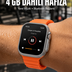 Mey İthalat® Yeni Nesil 3 Kordonlu Kol Saati 49 MM Amoled Ekran Akıllı Saat