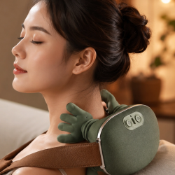 Mey İthalat® Yeni Nesil 3D Yoğurma Boyun Masaj Cihazı Akıllı Ergonomik Tasarım Derin Kas Rahatlatıcı