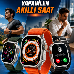 Mey İthalat® Yeni Nesil Akıllı Saat Nabız Ölçer Sağlık Ölçer ve Kalori Ölçer Uyku Takibi NFC Özelliği