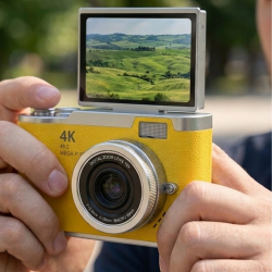 Mey İthalat® Yeni Nesil Dijital Kamera 48 MP 4K Video Zoomlu Selfie ve Vlog Kamera