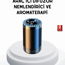 Mey İthalat® Yıldız Projeksiyonlu Araç İçi Hava Nemlendirici ve Difüzör