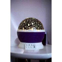 Mey İthalat® Yıldızlı Gökyüzü Projeksiyon Gece Lambası Hareketli Işık Şovu