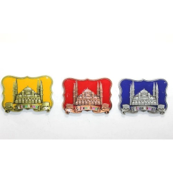 Mey İthalat® Yöresel Sultanahmet Magnet Kare Tasarım