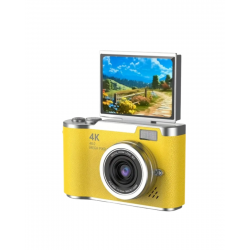 Mey İthalat® Yüksek Çözünürlüklü 48 MP Kamera 4K Video Çekim Selfie Vlog Fotoğraf Makinesi