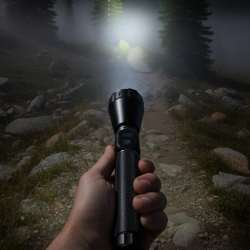 Mey İthalat® Yüksek Güçlü LED El Feneri Şarjlı 6000 Lümen Acil Durum Seti