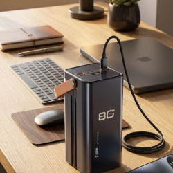 Mey İthalat® Yüksek Kapasiteli Powerbank 80000 mAh Hızlı Şarj Özellikli Çok Portlu Taşınabilir Şarj Cihazı
