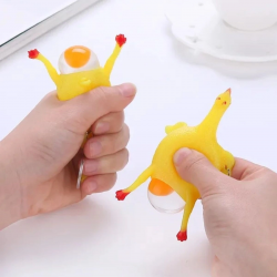 Mey İthalat®  Yumurtlayan Eğlenceli Tavuk Anahtarlık