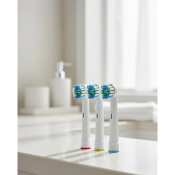 Mey İthalat® Yumuşak Kıllı Elektrikli Diş Fırçası Yedek Başlık Seti 4’lü