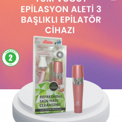 Mey İthalat® Yumuşak ve Pürüzsüz Cilt İçin Epilasyon Seti