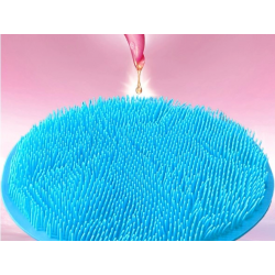 Mey İthalat® Yuvarlak Vantuzlu Banyo Sırt Kese Matı 26 cm