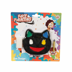 Mey İthalat® YÜZ BOYASI 1 KALEMLİ 6 RENK KEDİ -SUN