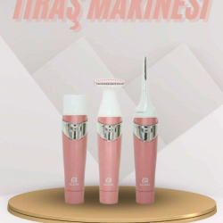 Mey İthalat® Yüz Kaş ve Tüm Vücut Epilasyon Aleti 3 Başlıklı Hassas Ciltlere Uygun Epilatör