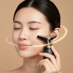 Mey İthalat® Yüz Masaj Aleti Boyun ve Yüz EMS Güzellik Cihazı Cilt Sıkılaştırma Cilt Gençleştirme Cihazı