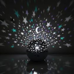 Mey İthalat® Zaman Ayarlı Fişli Yıldız Projektör Ortam Lambası