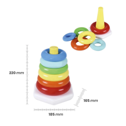 Mey İthalat® Zuzu Neşeli Halkalar Oyuncak Seti