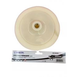 Mey İthalat® Nikon 18050BS Polisaj Süngeri 180 mm Beyaz Sert