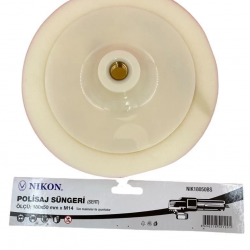 Mey İthalat® Nikon 18050BS Polisaj Süngeri 180 mm Beyaz Sert
