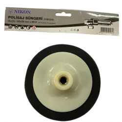 Mey İthalat® Nikon 18050SY Polisaj Süngeri 180 mm Siyah Yumuşak