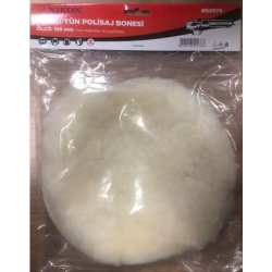 Mey İthalat® Nikon 52076 180 mm Cırtlı Yün Polisaj Bonesi