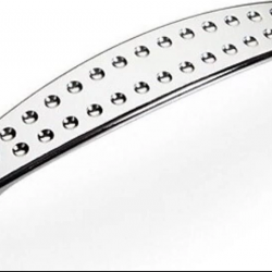 Mey İthalat® Noktalı Dolap Çekmece Kulpu 96 mm Krom