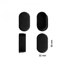 Mey İthalat® Oval Profil İç Tapa 32x50 mm 4 Adet