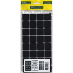 Mey İthalat® Pacific 6025 BL Yapışkanlı Keçe 25 mm X 25 mm Siyah