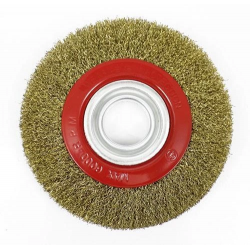 Mey İthalat® Partner 02005 Sarı Telli Daire Fırça 150X25 mm